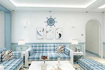 云城地中海风格-客厅