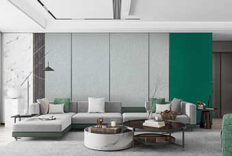 云城轻奢风格-客厅