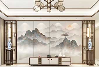 云城森佰汇航空纤维（山水画系列）